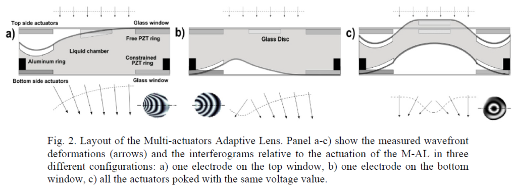 Wavefront correction in two-photon microscopy with a multi-actuator ...